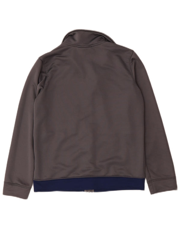 Nike Chaqueta de chándal para niños 12-13 años Grande Gris Colorblock Poliéster