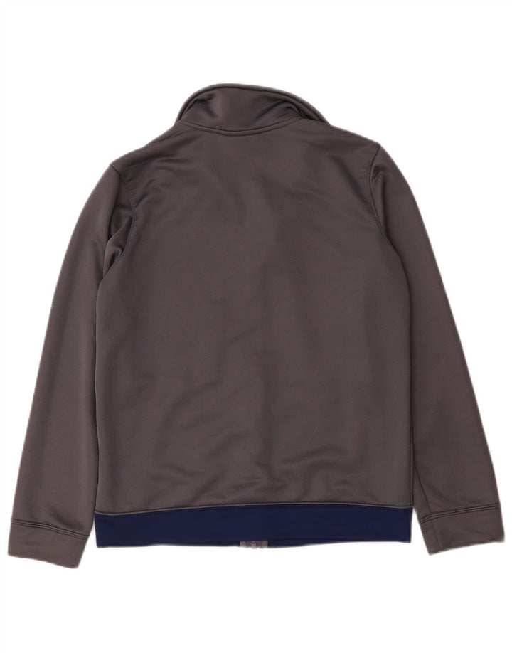 Nike Chaqueta de chándal para niños 12-13 años Grande Gris Colorblock Poliéster
