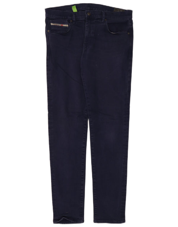 Diesel Vaqueros ajustados para hombre W34 L34 Algodón azul marino