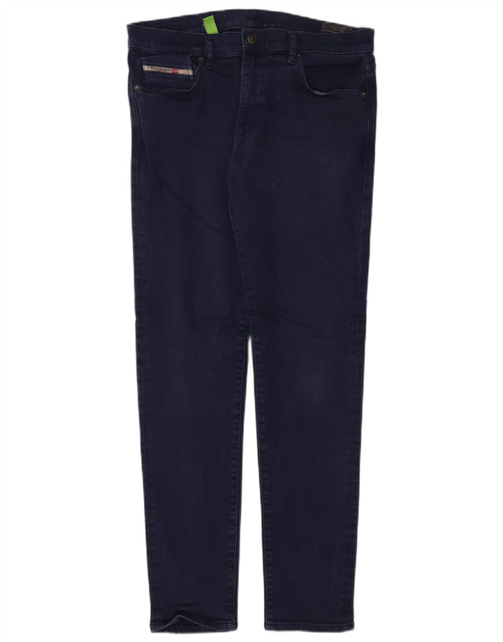 Diesel Vaqueros ajustados para hombre W34 L34 Algodón azul marino