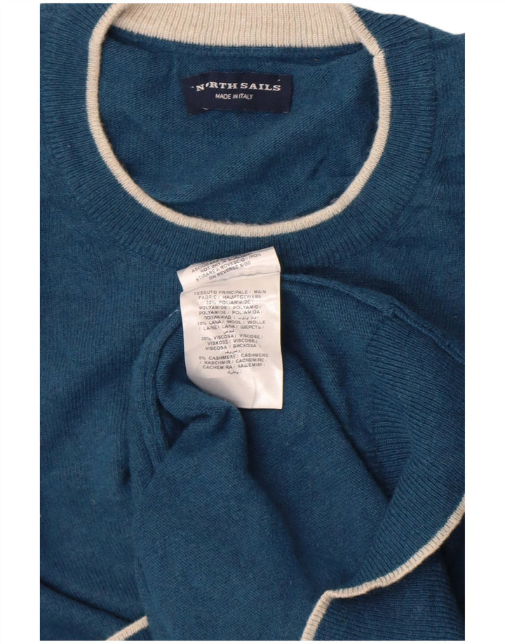 North Sails Jersey De Cuello Redondo Para Hombre Jersey De Poliamida Azul Grande