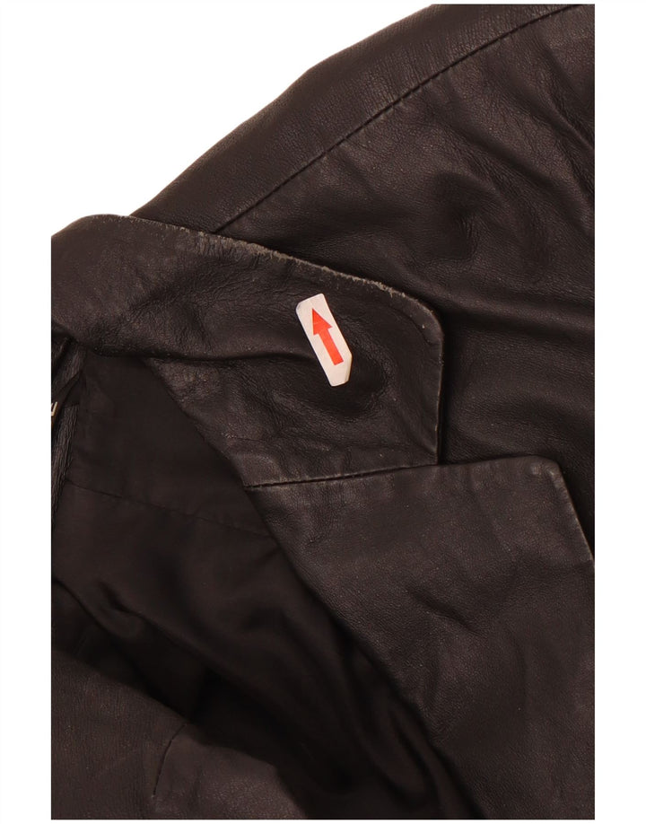 CLOCK HOUSE Chaqueta tipo blazer larga con 3 botones para hombre UK 42 XL Negro