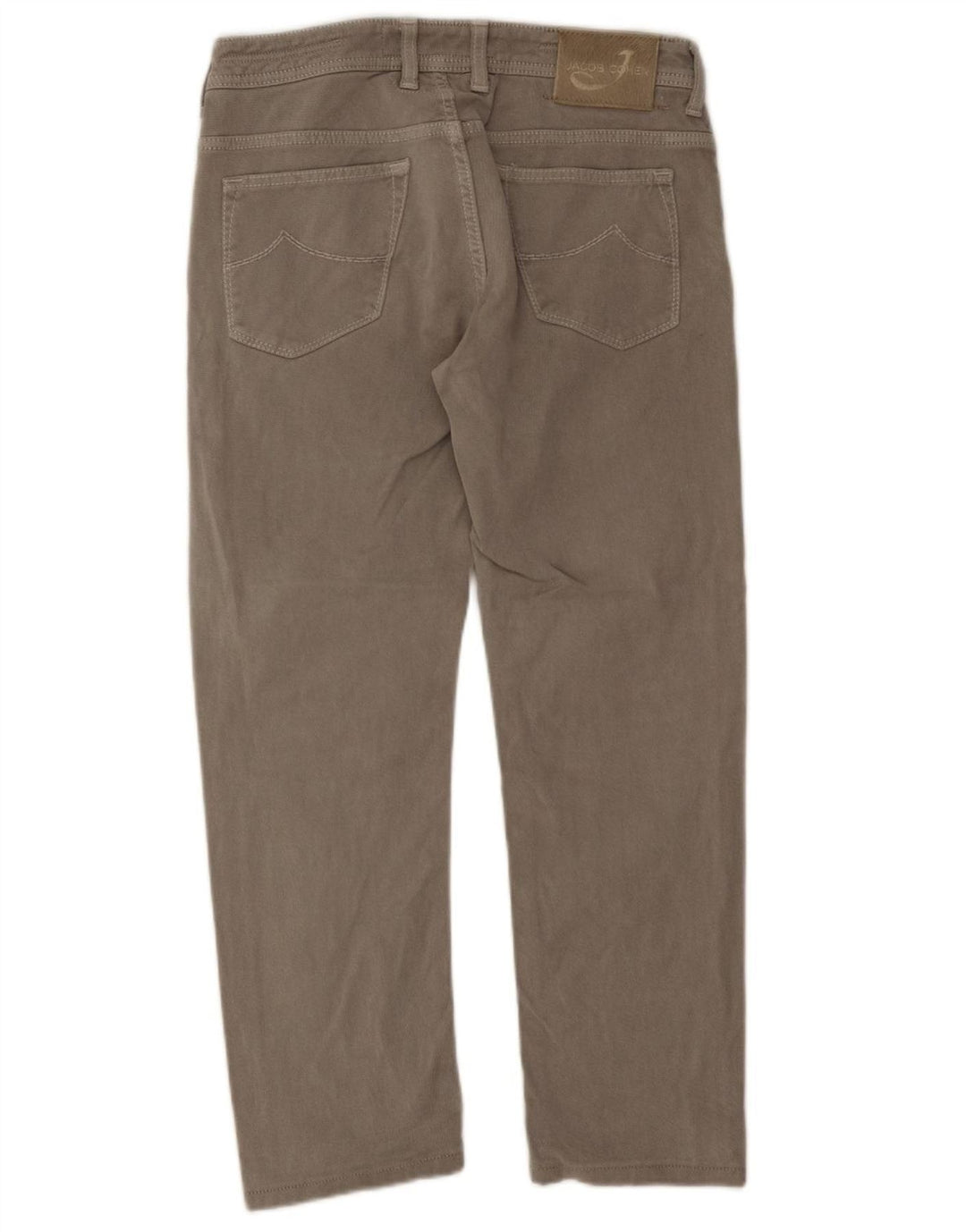Jacob Cohen Vaqueros rectos regulares para hombre W32 L26 algodón gris