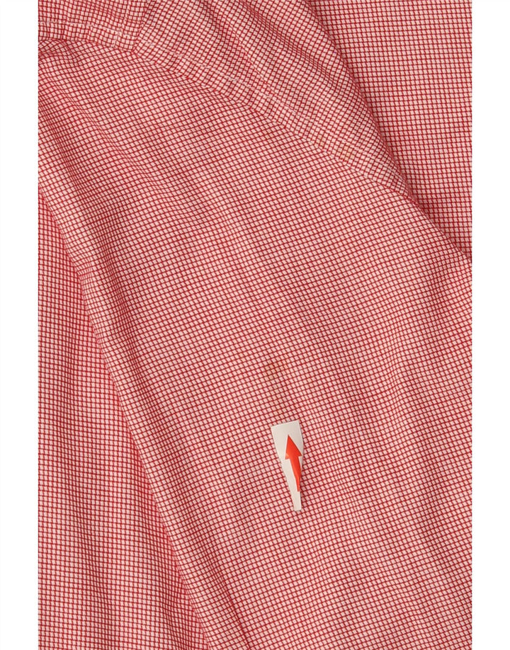 Camisa Tommy Hilfiger Hombre Mauricio Grande A Cuadros Rojos De Algodón