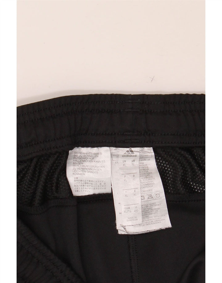 ADIDAS Mens Tracksuit Trousers XL Black Polyester Vintage Adidas and Second-Hand Adidas from Messina Hembry 