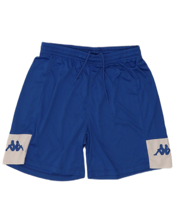 Kappa Hombre Shorts Deportivos Gráficos Azul Medio Colorblock Poliéster Deportes