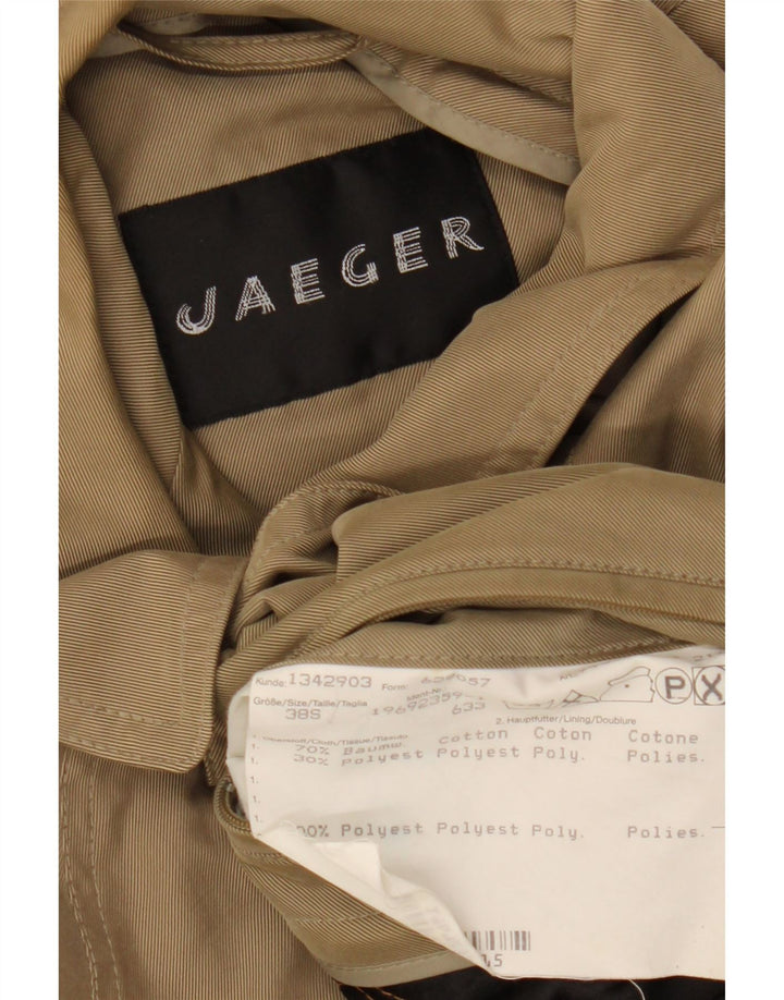 Jaeger Abrigo holgado para hombre UK 38 Algodón beige medio