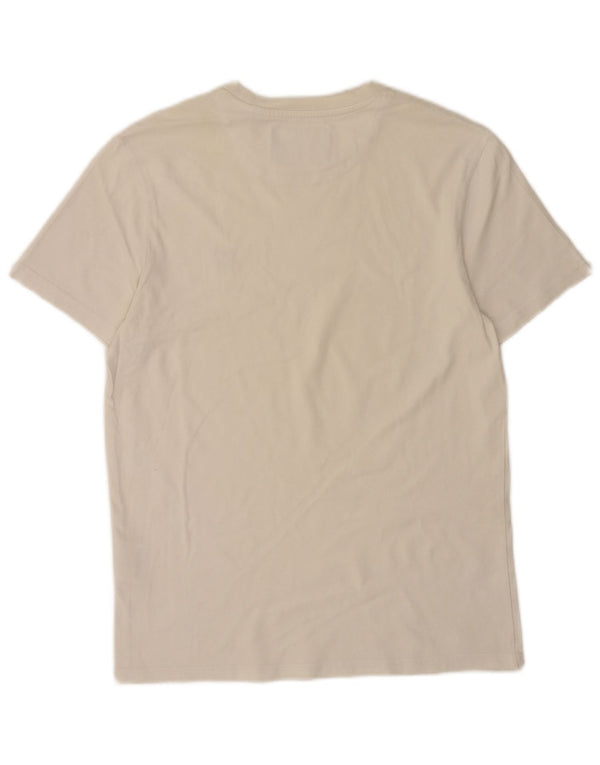 Lyle & Scott - Camiseta para hombre, talla pequeña, algodón blanco