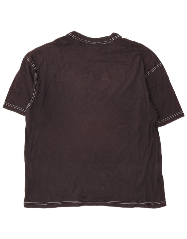 Nike Camiseta gráfica para hombre Top pequeño de algodón a rayas negras