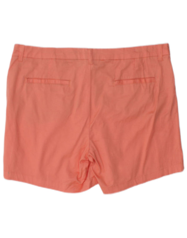 Lee Womens Riders Mid Rise Chino Shorts US 16 2XL W38 Algodón Rosa