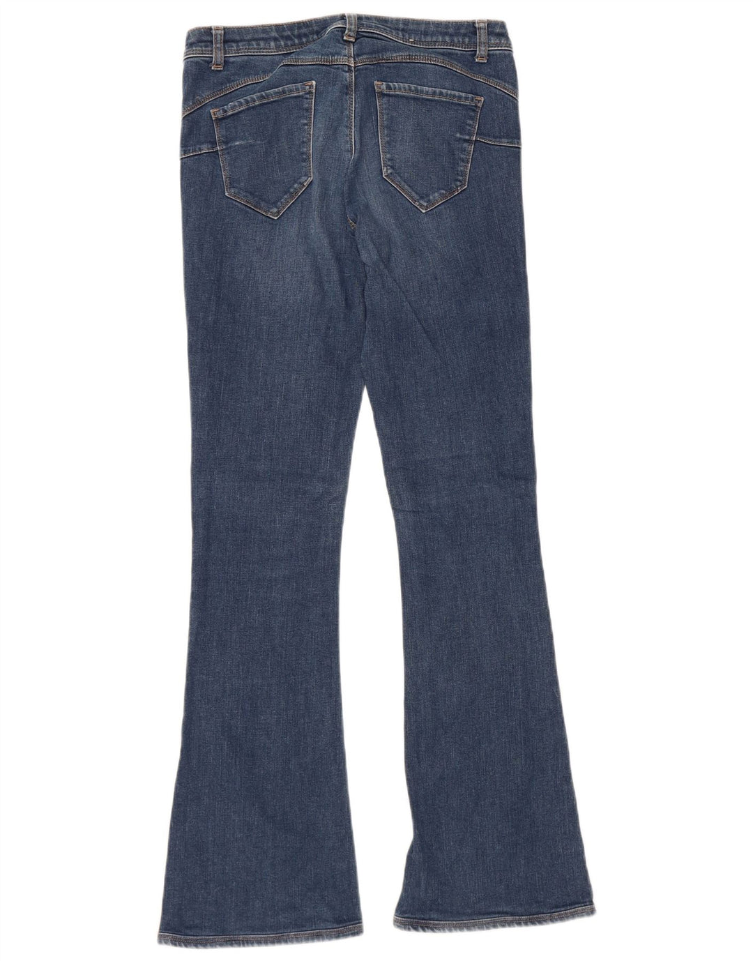 Benetton Vaqueros Acampanados W29 L31 Azul Algodón