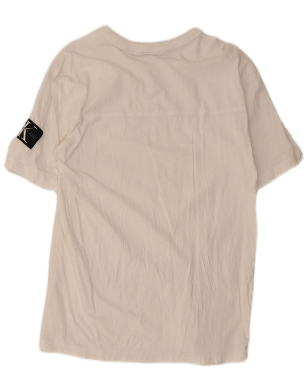Calvin Klein Jeans Camiseta Hombre Top XL Blanco