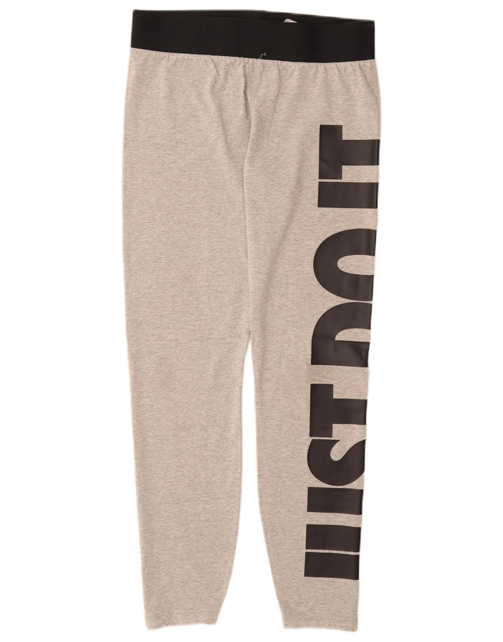 Leggings gráficos para mujer NIKE UK 46 Algodón gris grande