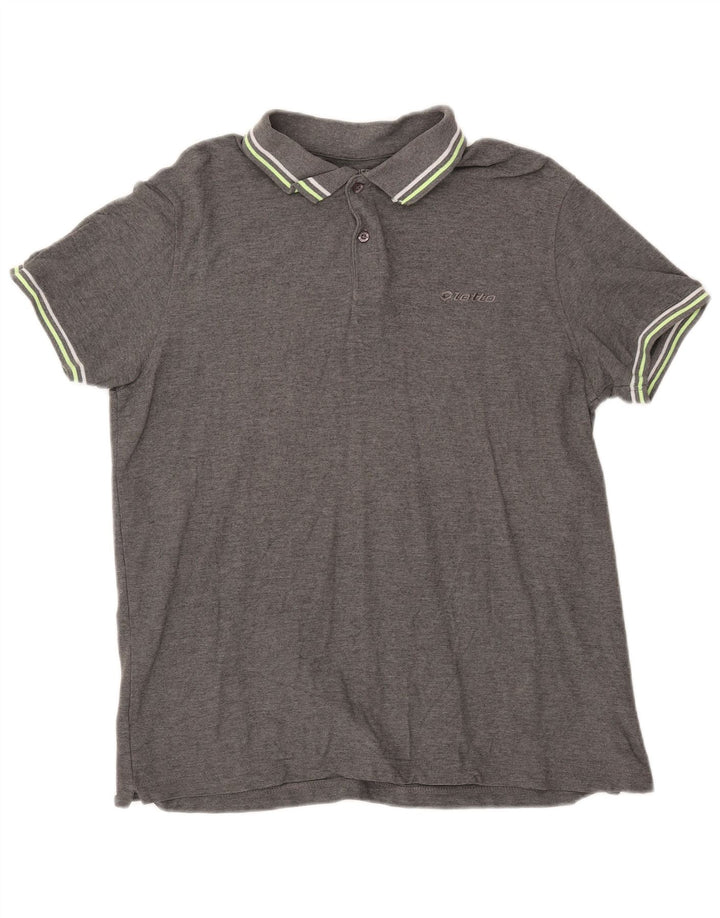 LOTTO Polo Hombre XL Gris
