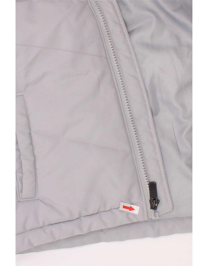 Nike Chaqueta acolchada con capucha para niño 5-6 años Gris medio Poliéster