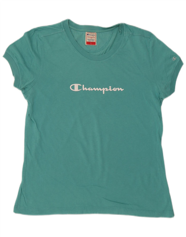 CHAMPION Camiseta gráfica para mujer Top UK 14 Large Green