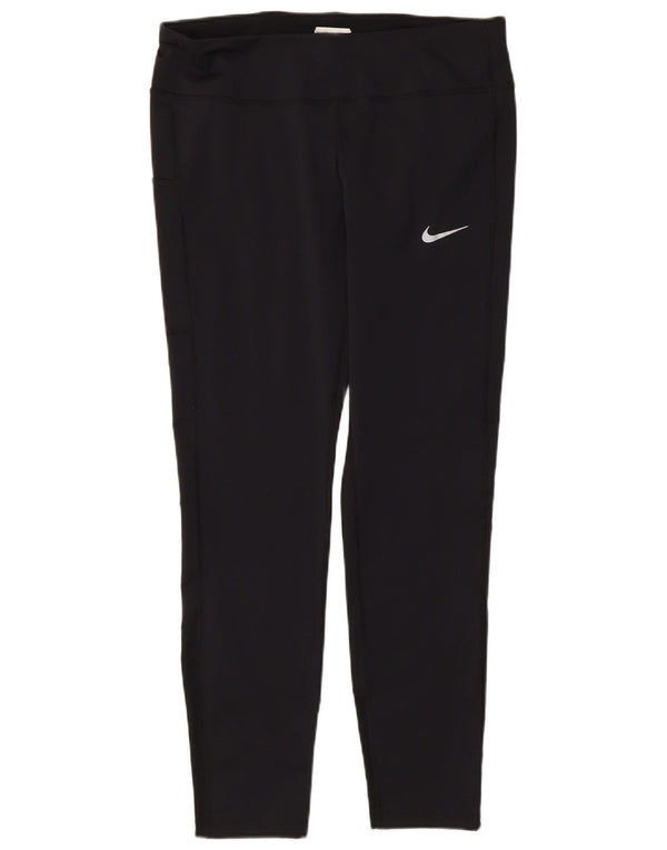 Leggings NIKE Dri Fit para mujer UK 46 Grande Poliéster negro