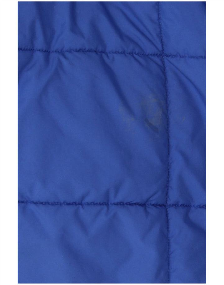 Adidas Chaqueta acolchada con capucha para niño 15-16 años Azul Poliéster color block