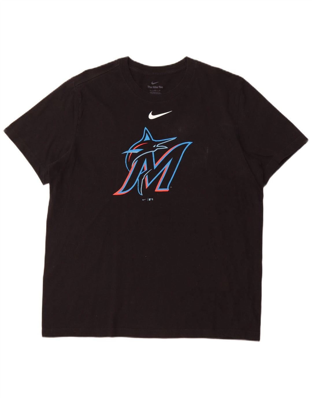 NIKE Camiseta gráfica para hombre, talla grande, negra