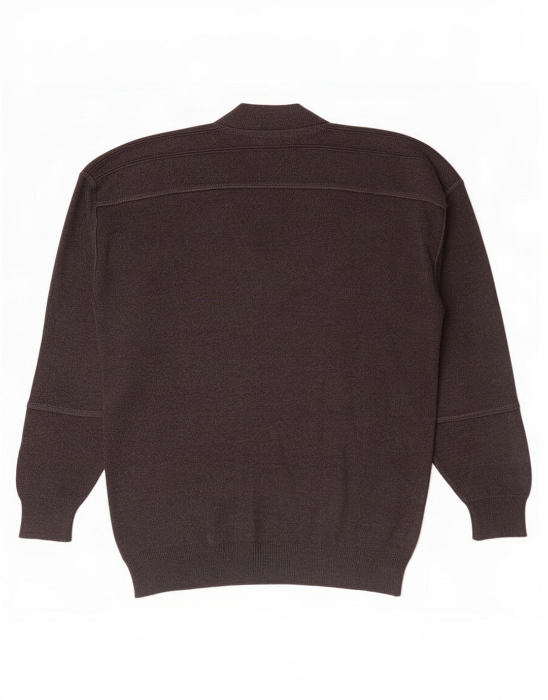 Il Granchio Jersey con Cuello en V para Hombre Large Lana Gris