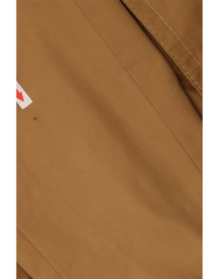 Vintage hombres abrigo Reino Unido 40 algodón beige grande