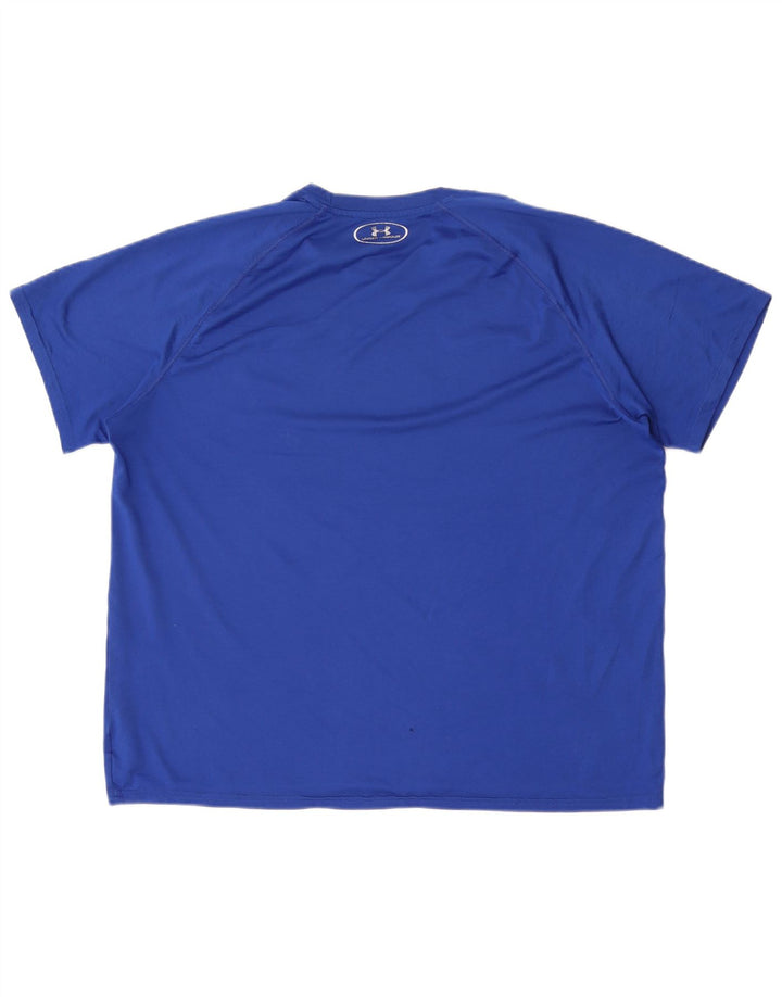 Camiseta Under Armour Hombre Top Grande Poliéster Azul
