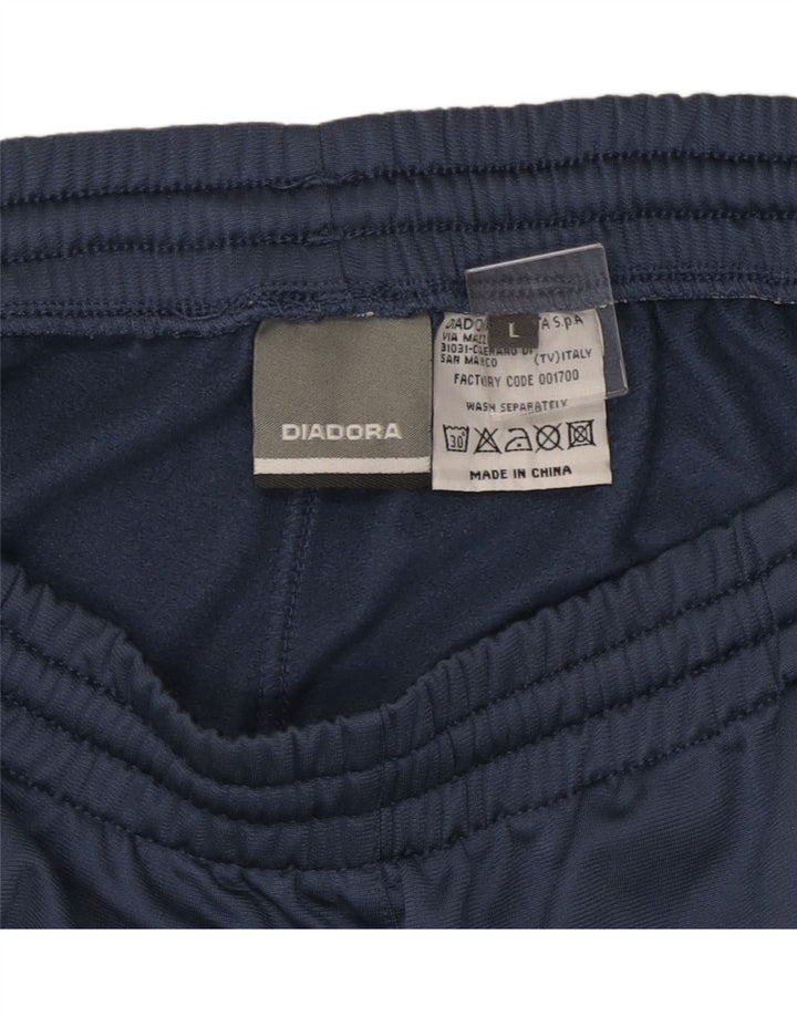 Diadora Pantalón Chándal Hombre Joggers Large Azul Marino Poliéster