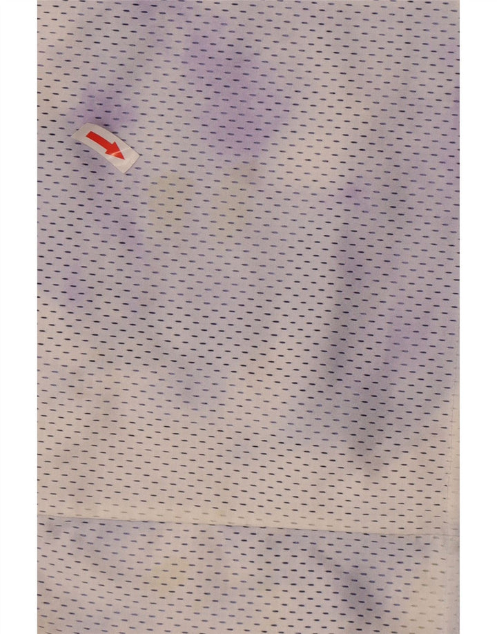 Nike Pantalones cortos deportivos para mujer UK 20 2XL Blanco Tie Dye Poliéster