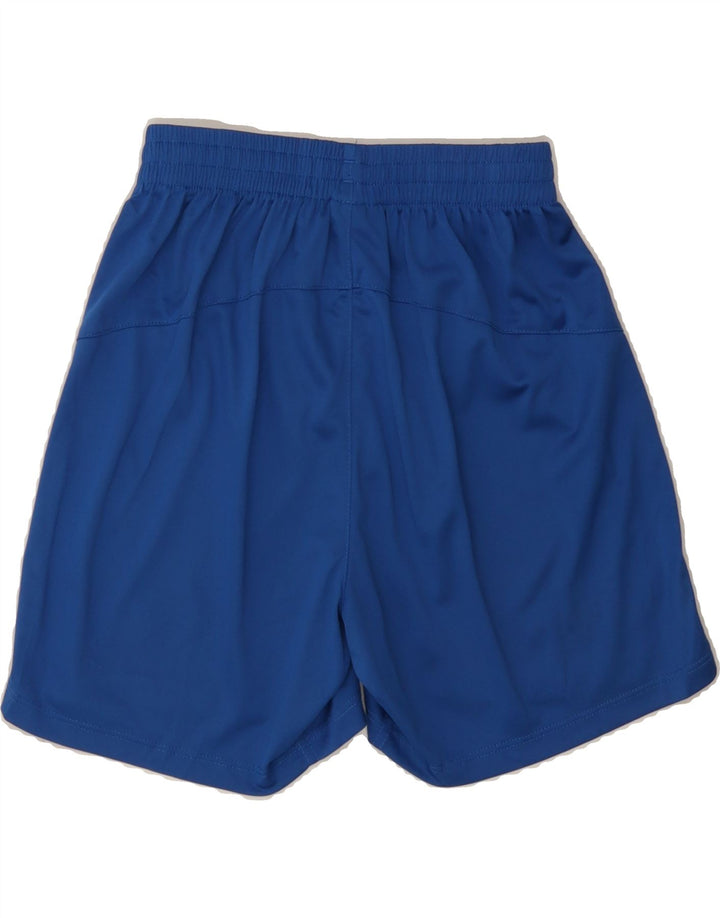 UMBRO Boys Dartmouth Graphic Sport Shorts 9-10 Years Medium Blue Polyester Vintage Umbro and Second-Hand Umbro from Messina Hembry 
