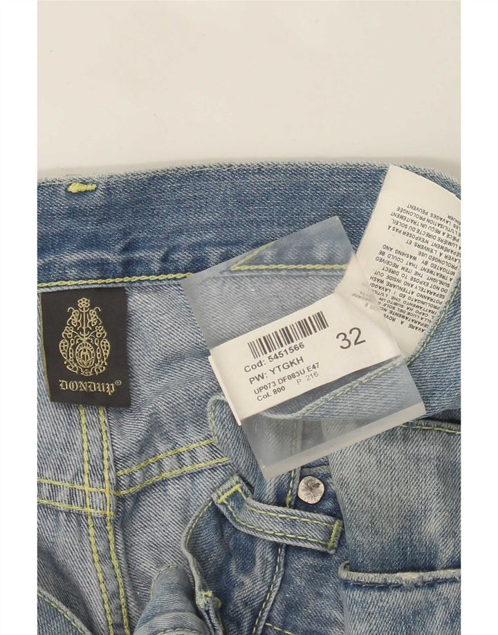Dondup Vaqueros Rectos Hombre W32 L30 Algodón Azul