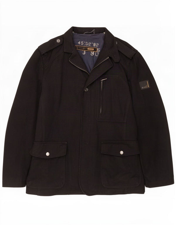 Gas Chaqueta militar para hombre IT 54 2XL Lana negra