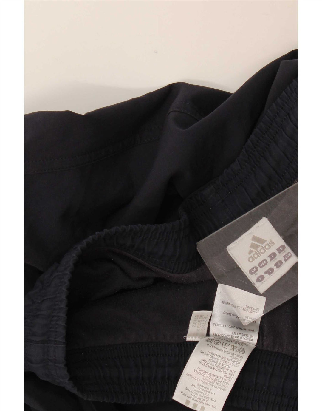 Adidas Pantalones de chándal para mujer UK 46 Large Azul marino Poliéster
