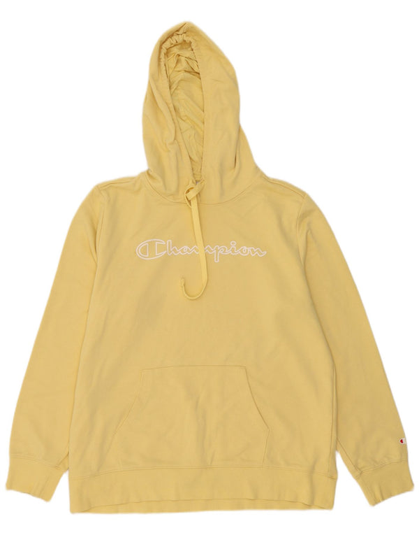 Champion Sudadera con capucha gráfica para mujer UK 20 2XL Algodón amarillo