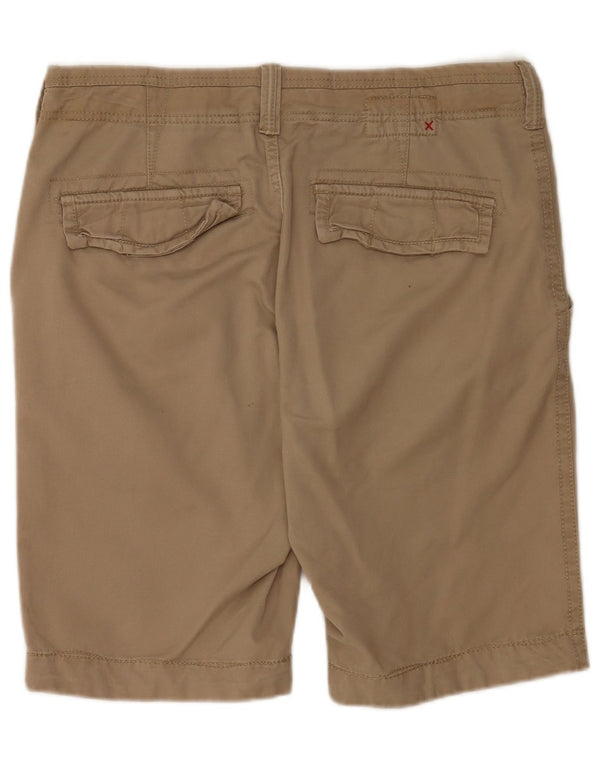 Pantalones cortos chinos para hombre Fat Face Large W34 Algodón beige