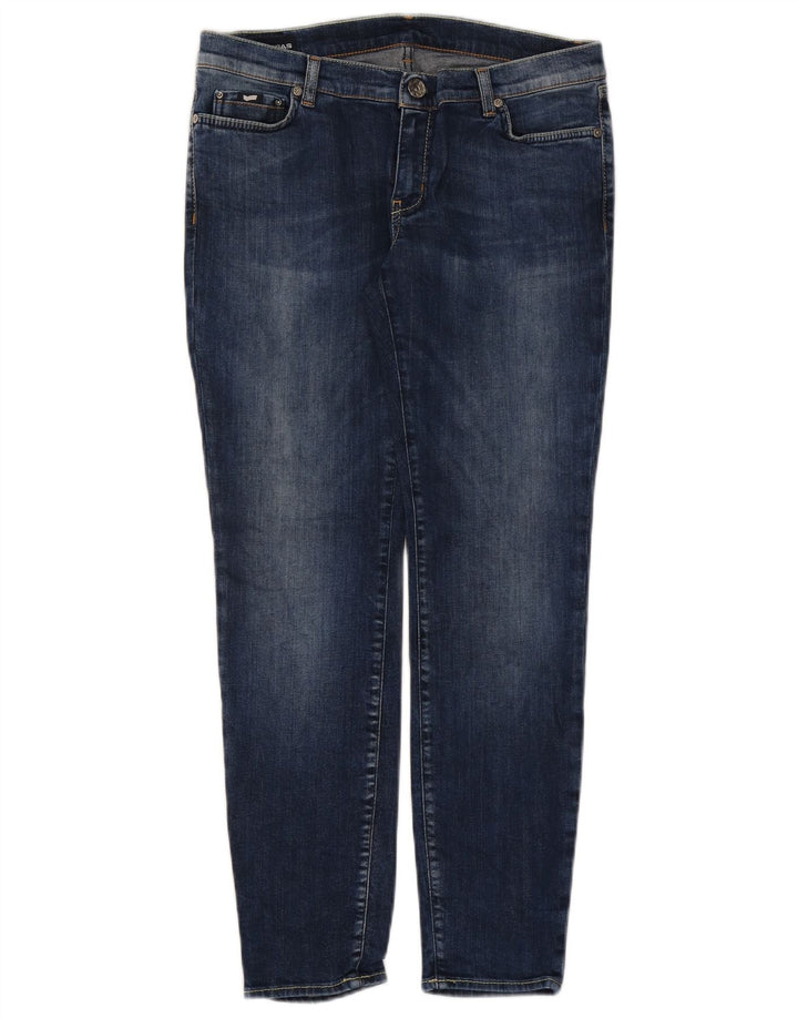 Vaqueros Slim Mujer Gas W31 L28 Algodón Azul