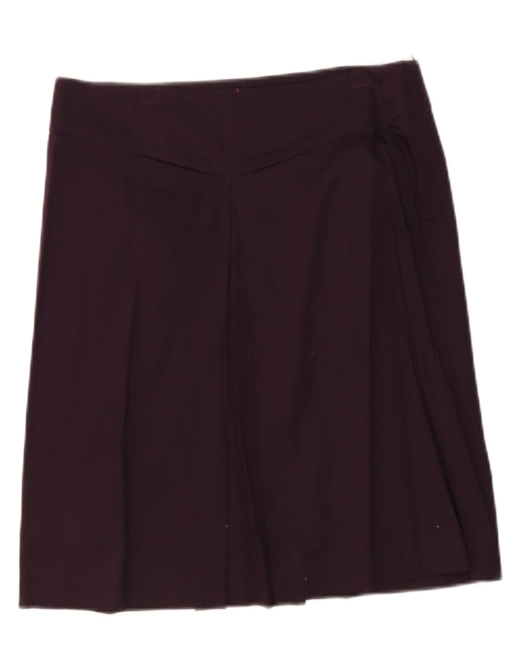 Zara Mujer Falda Midi Mediana W32 Morado