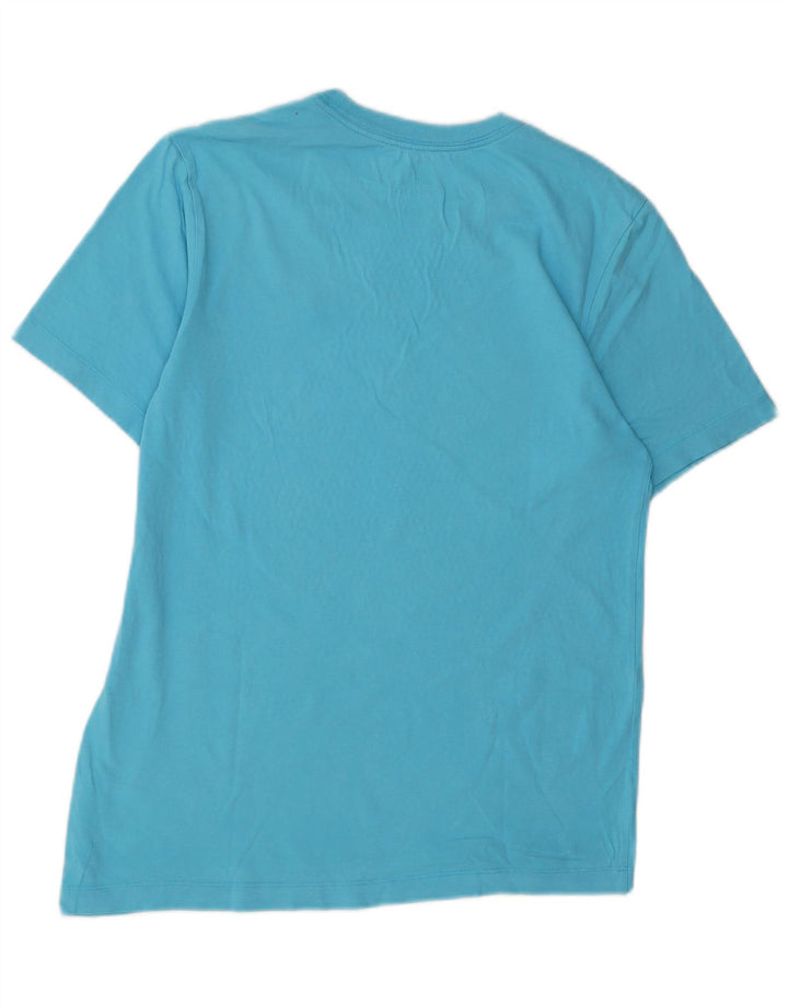 NIKE Camiseta Mujer Top UK 10 Small Azul Algodón