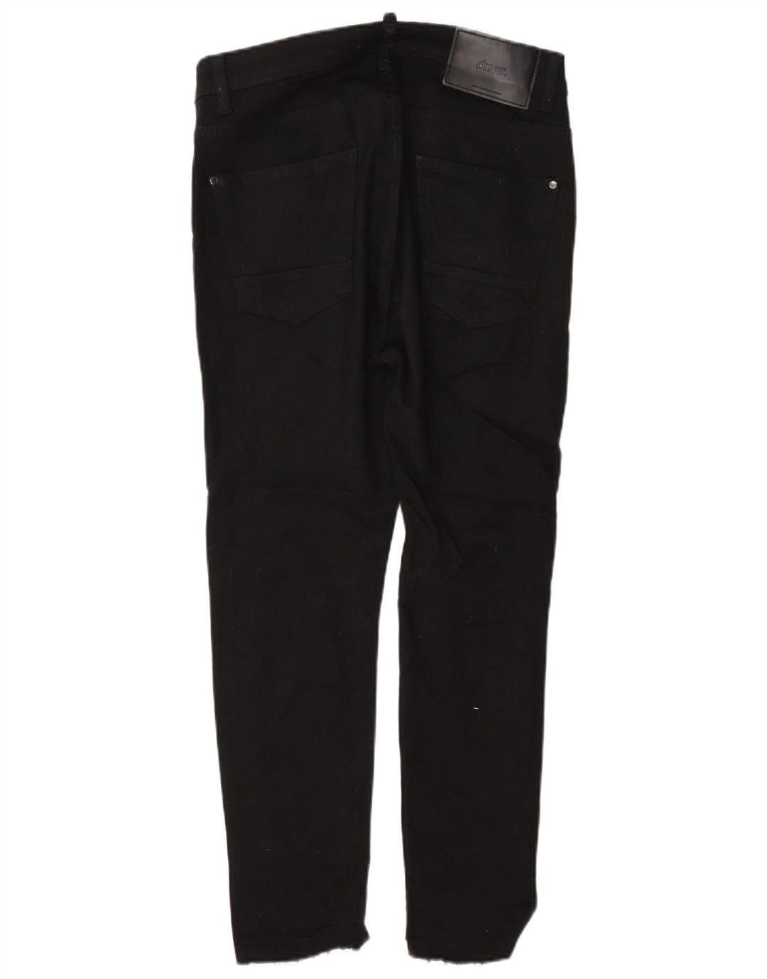 Zara Mens Slim Jeans EU 38 Small W30 L25 Algodón Negro