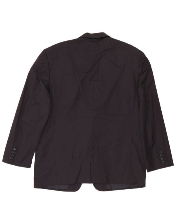Marks & Spencer Chaqueta tipo blazer de 2 botones para hombre UK 42 XL Azul marino Lana virgen