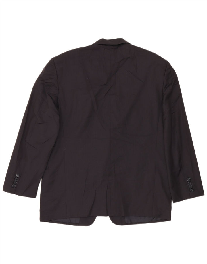 Marks & Spencer Chaqueta tipo blazer de 2 botones para hombre UK 42 XL Azul marino Lana virgen
