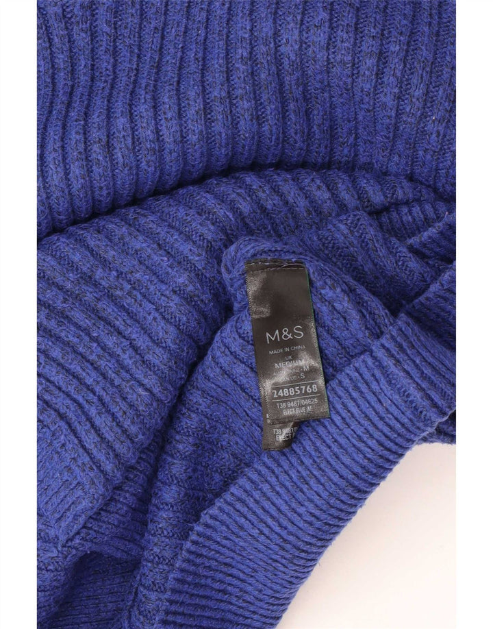 Marks & Spencer Jersey con capucha para mujer UK 40 Poliéster azul medio