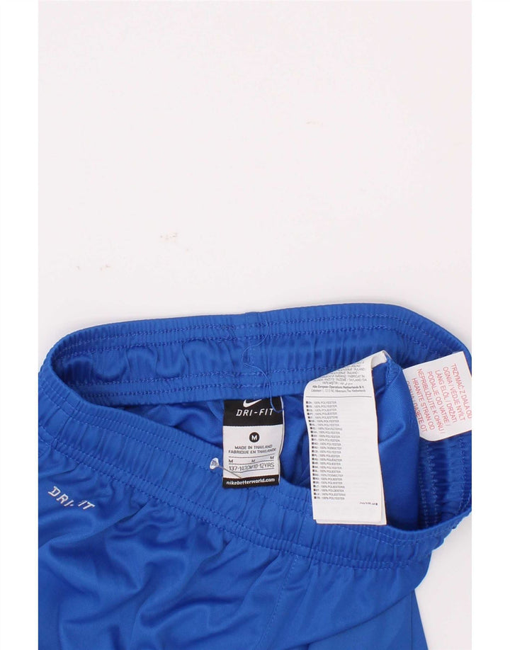 Nike Pantalones cortos deportivos Dri Fit para niños 10-11 años Poliéster azul medio