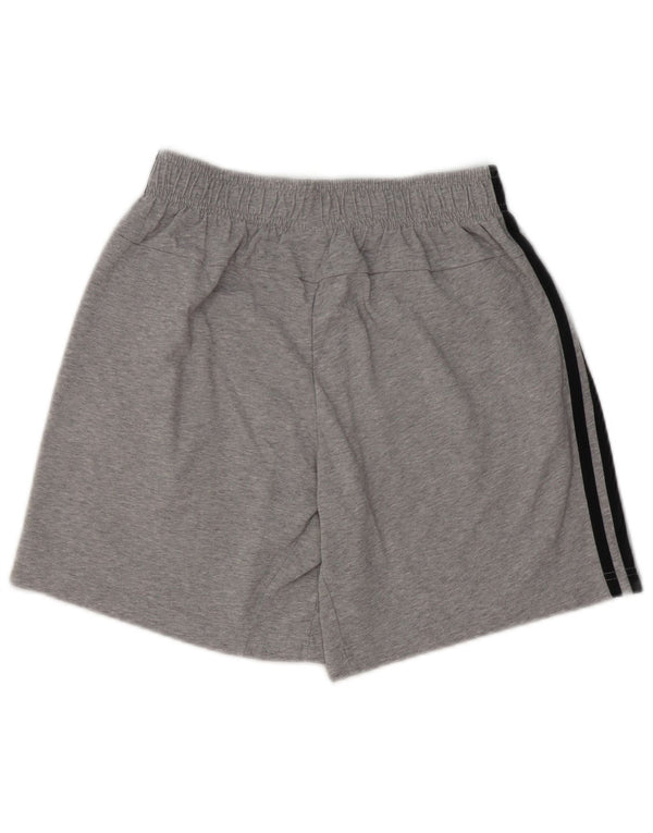 Adidas Hombre Pantalones Cortos Deportivos Pequeño Gris Algodón