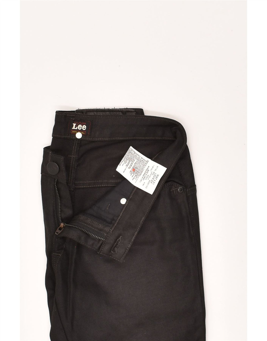 LEE Womens Skinny Jeans W27 L27 Black Cotton | Vintage Lee | Thrift | Second-Hand Lee | Used Clothing | Messina Hembry 