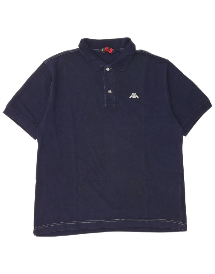 Kappa Polo Hombre Small Azul Marino Algodón