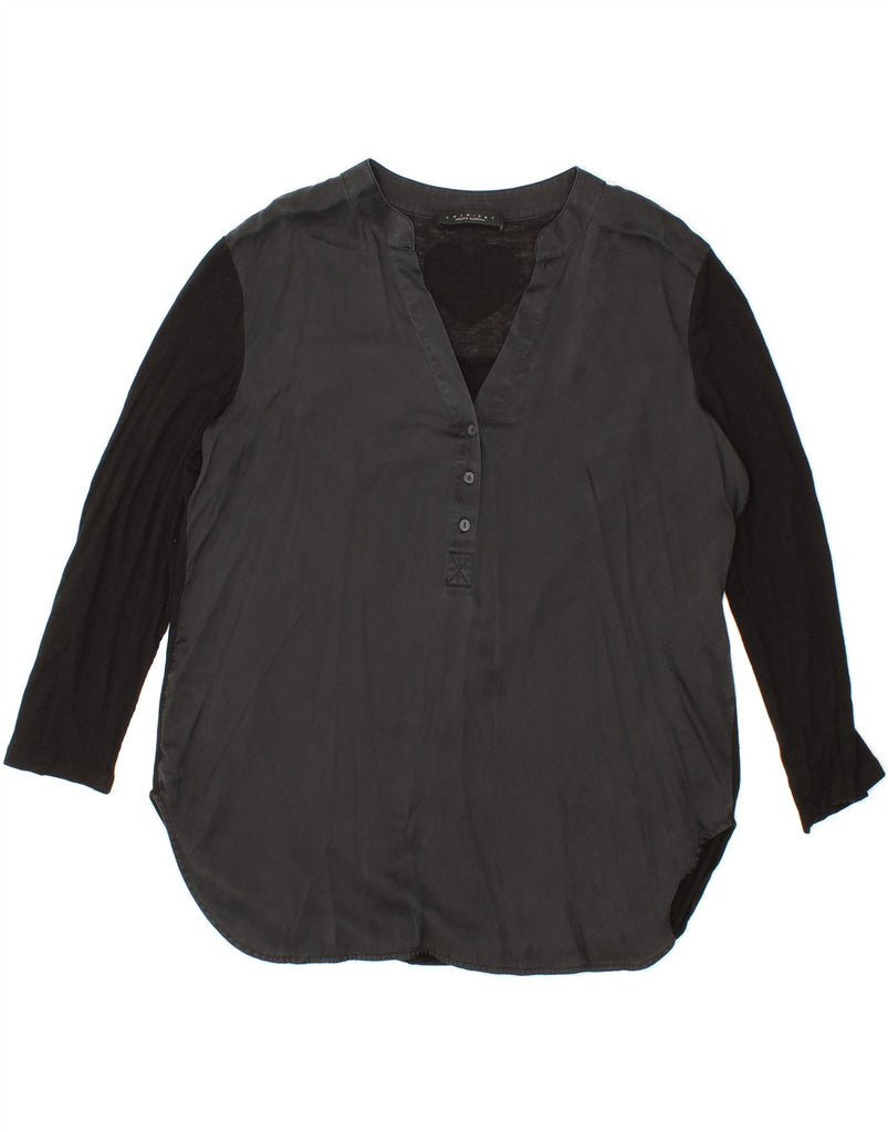 SIMONA BARBIERI Womens Twin-Set Pullover Shirt UK 16 Large Black Vintage Simona Barbieri and Second-Hand Simona Barbieri from Messina Hembry 