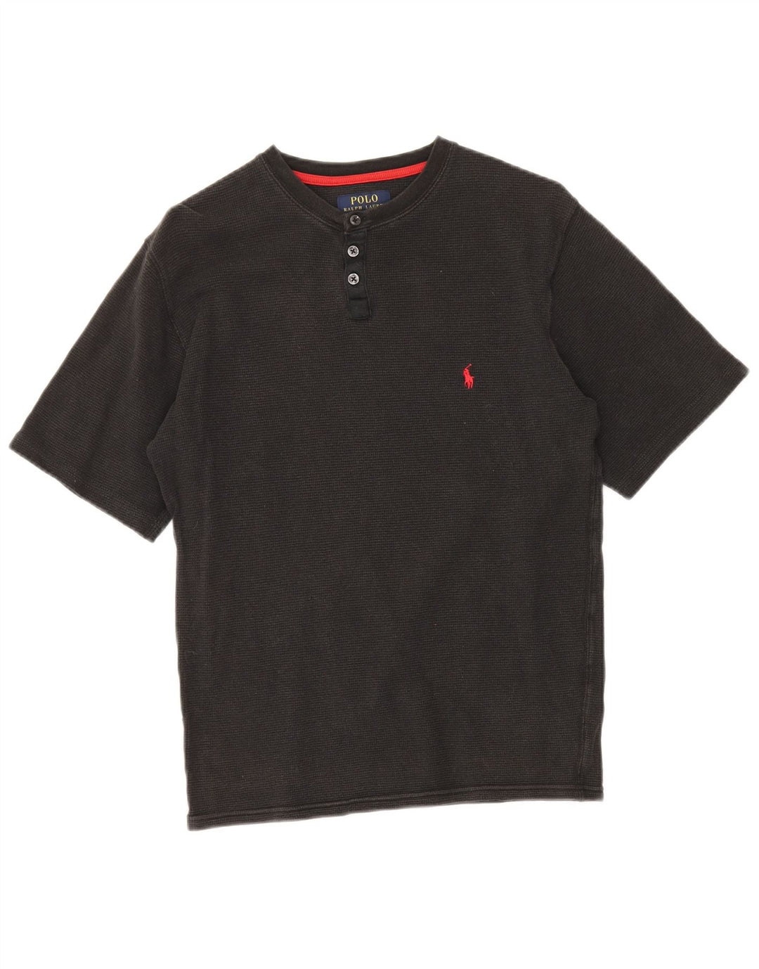 Polo Ralph Lauren - Camiseta para hombre, talla pequeña, algodón negro