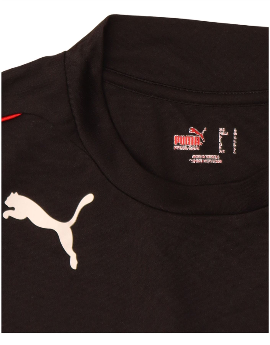 Camiseta PUMA para hombre, talla grande, negra