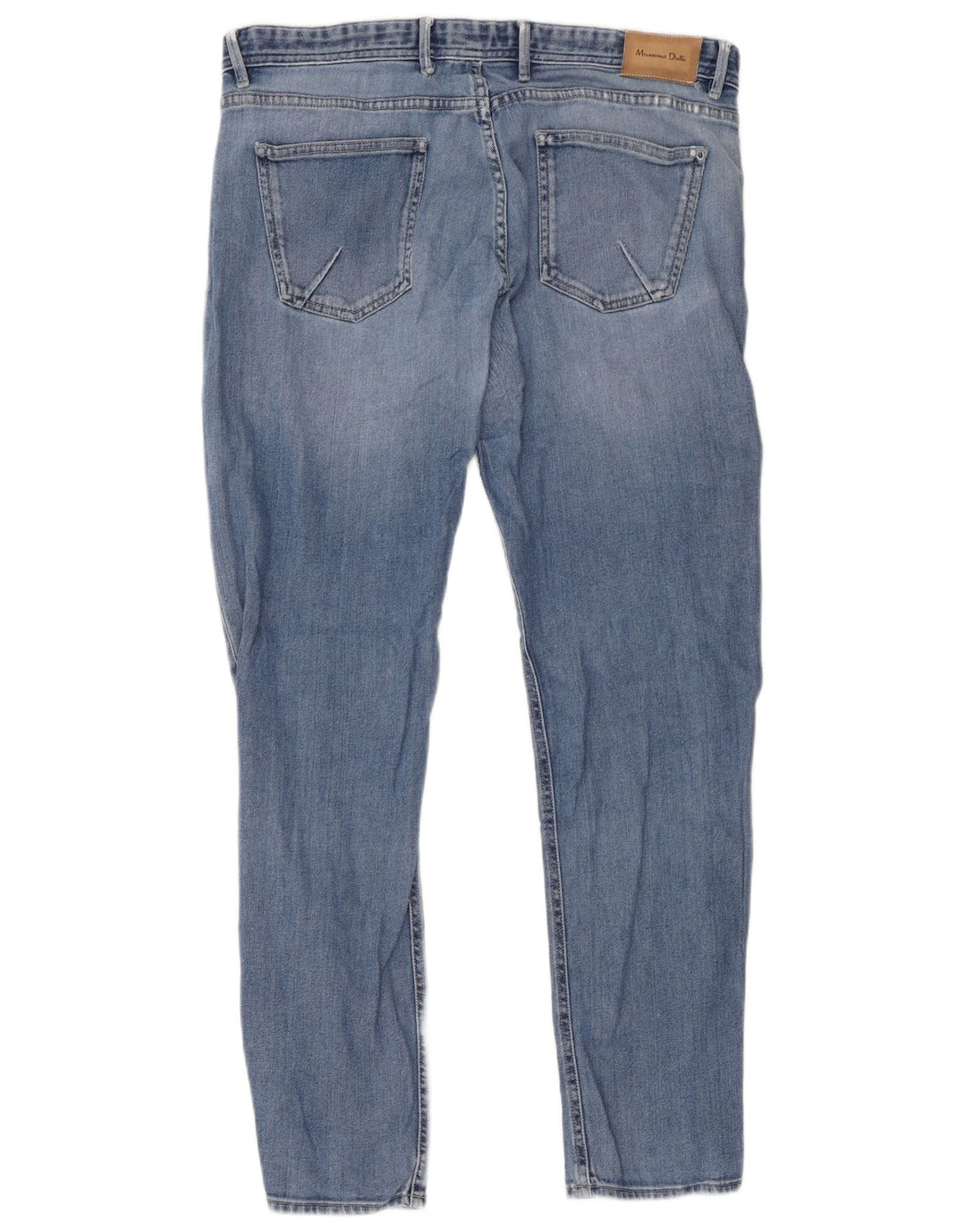 Massimo Dutti Vaqueros Slim Hombre EU 46 XL W36 L31 Azul