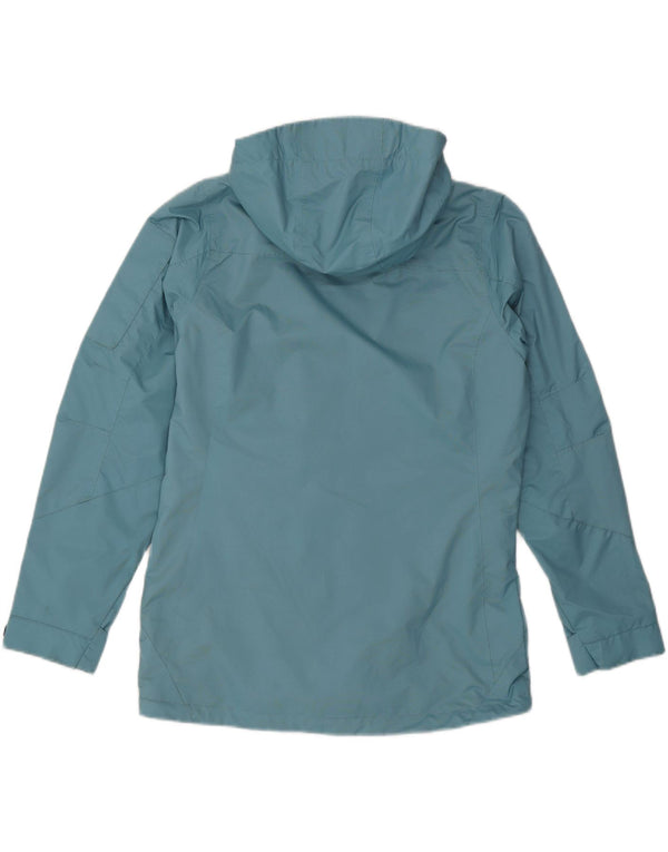 IGUANA Chaqueta impermeable con capucha para mujer EU 40 Medium Blue Nylon